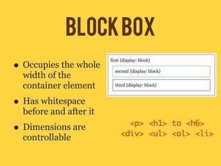 CSS Box Model and Dimensions | PDF | Web Design and HTML | Internet