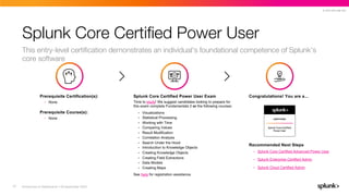Intro to Splunk Dashboards version 9.1 Slides | PDF