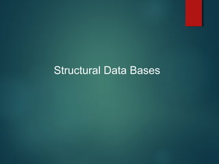 Intro to databases