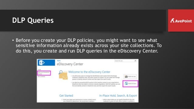 Intro To Data Loss Prevention In Sharepoint 2016