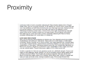 Proximity
 