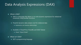 Intro to DAX Patterns | PPT