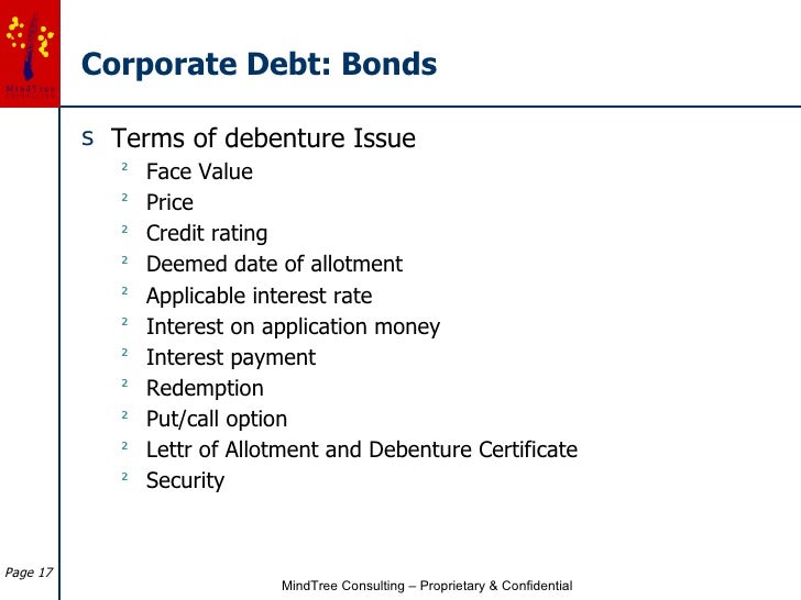 Debenture coupon payment