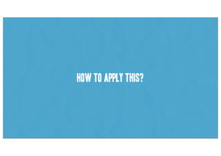 How to apply this?
 