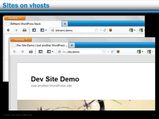Sites on vhosts




© 2012 Rick Radko, r3df.com   64
 