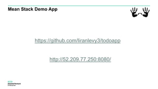 Mean Stack Demo App
https://github.com/liranlevy3/todoapp
http://52.209.77.250:8080/
 