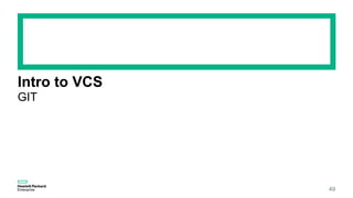 Intro to VCS
49
GIT
 
