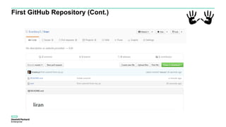 First GitHub Repository (Cont.)
 
