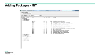 Adding Packages - GIT
 