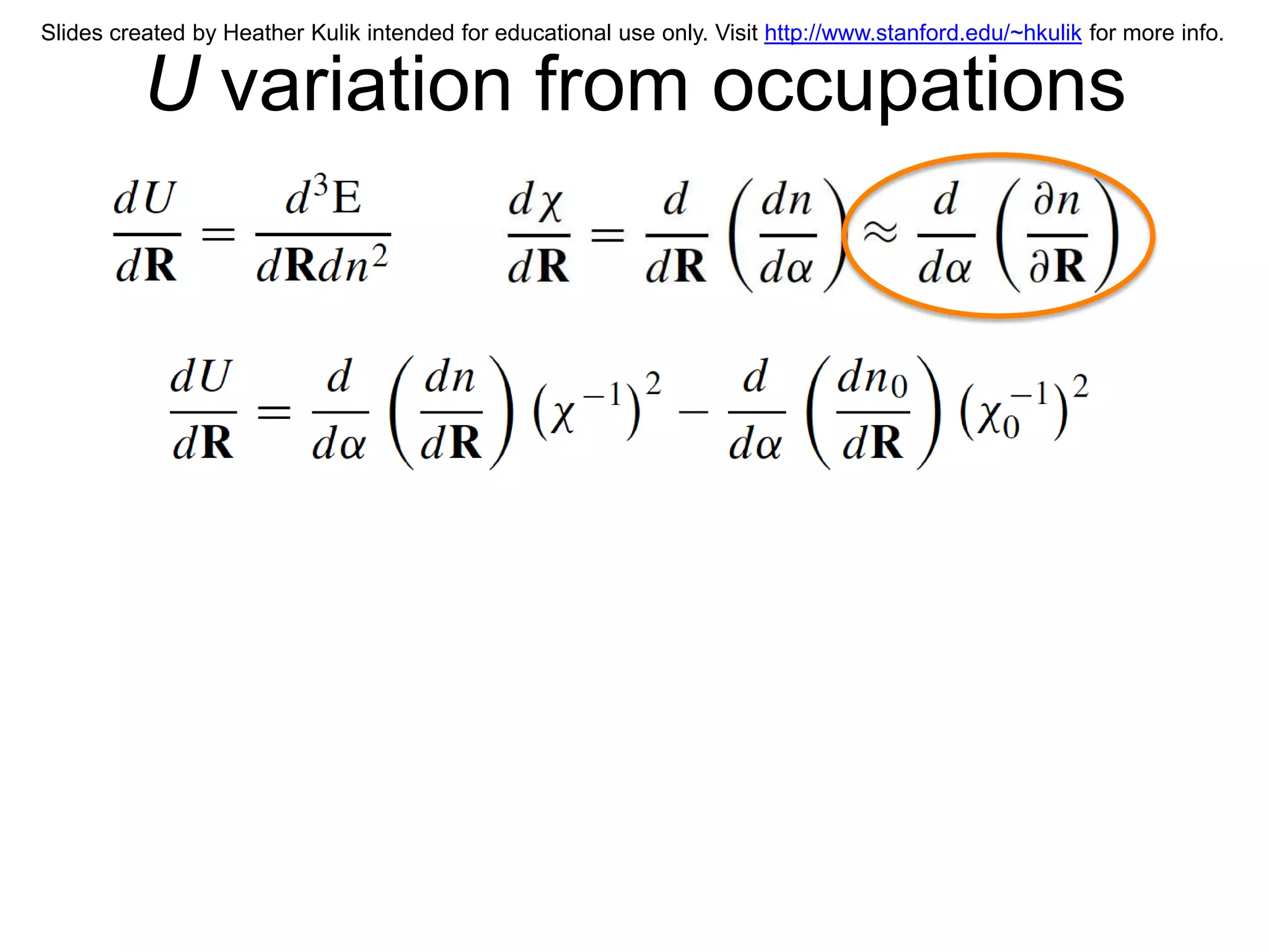 Slides created by Heather Kulik intended for educational use only. Visit http://www.stanford.edu/~hkulik for more info.


          U variation from occupations
 