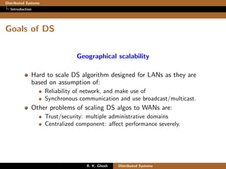 Introduction to Distributed System | PDF