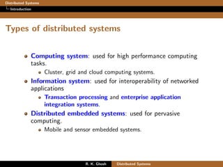 Introduction to Distributed System | PDF