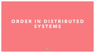 O R D E R I N D I S T R I B U T E D
S Y S T E M S
5 0
 