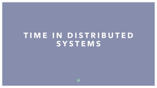 T I M E I N D I S T R I B U T E D
S Y S T E M S
5 2
 