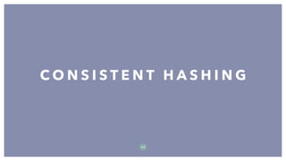 C O N S I S T E N T H A S H I N G
6 9
 