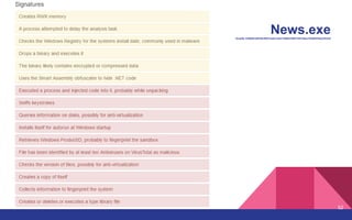 News.exeSha256: 039058cd0f349c8987a4a61a3de12660b78007235126ee75228933fda2343e4f
52
 