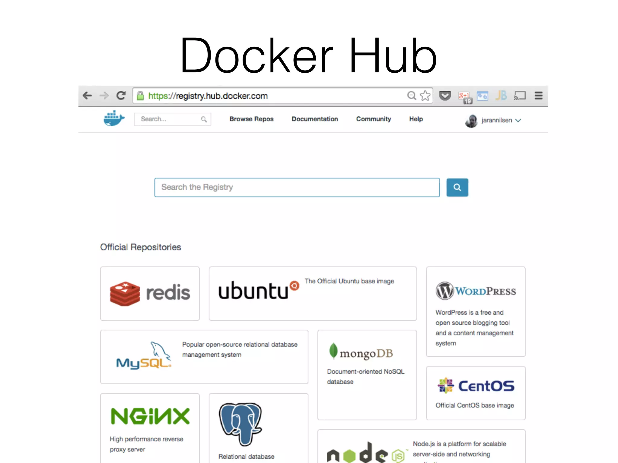 Docker Hub
 