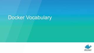 Docker Vocabulary
 