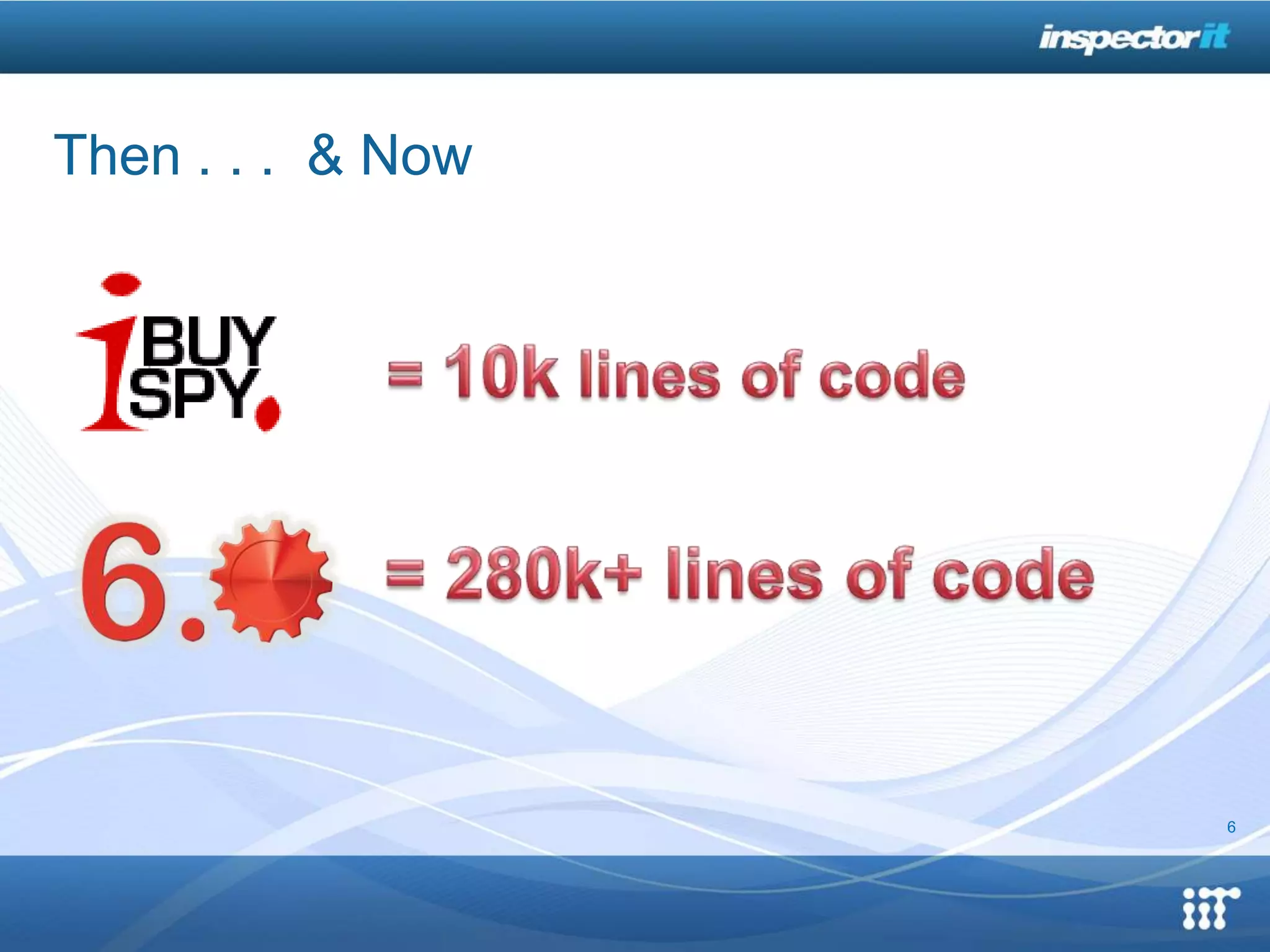 Then . . . & Now




                   6
 