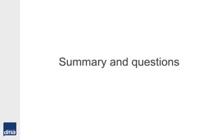 Summary and questions
 