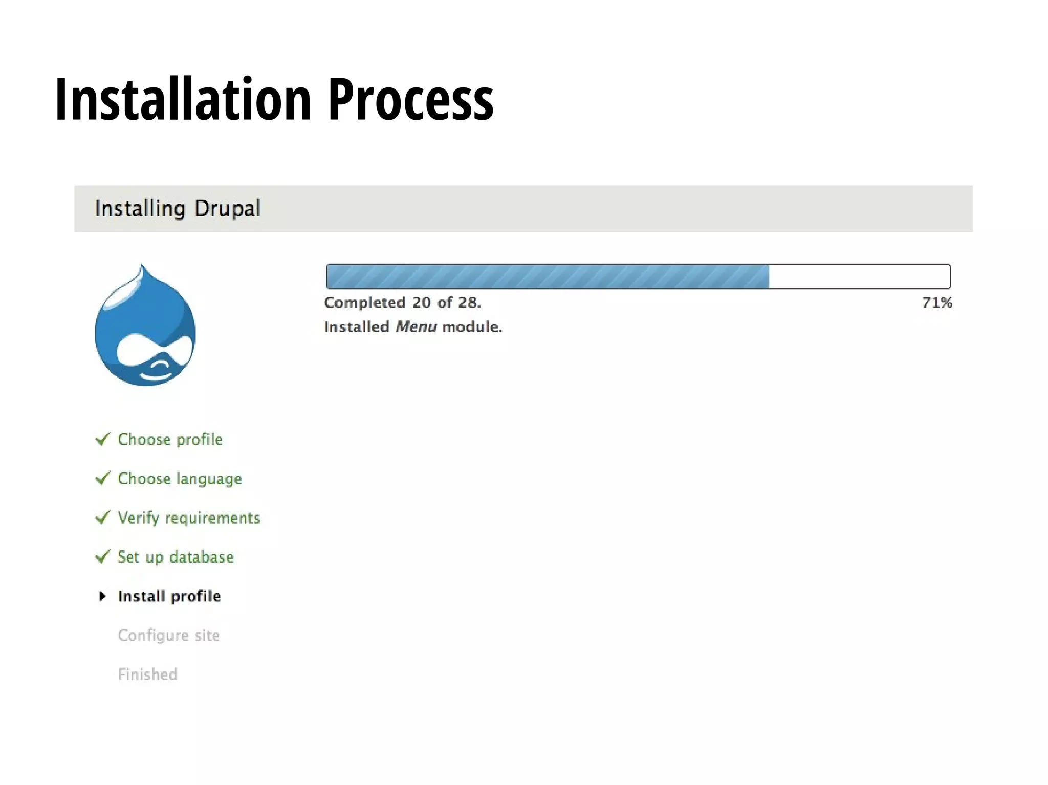 Installation Process
 