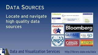 Duke Data Visualization Lab Duke Data and Visualization Services | PPT