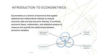 Intro To Econometrics Pptx Intro To Econometrics Pptx