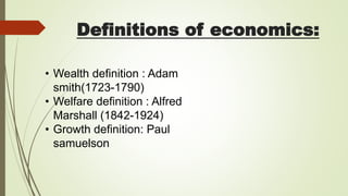 Intro to economics | PPT