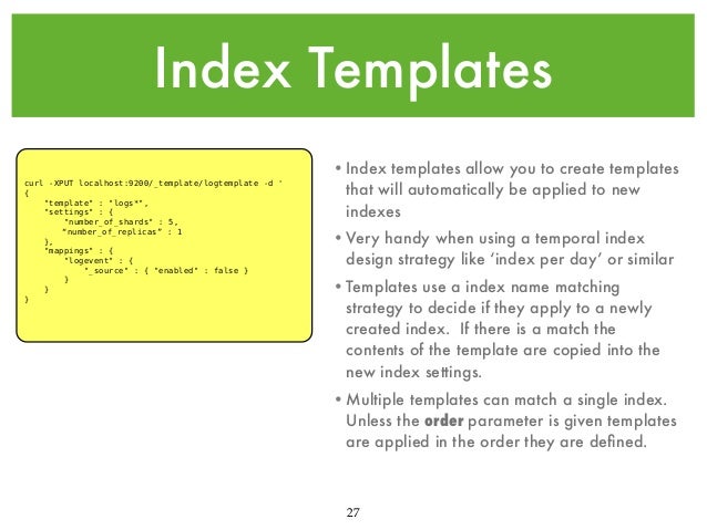 elasticsearch index template intro to elasticsearch elasticsearch index template intro to elasticsearch