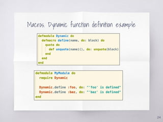 Intro to elixir metaprogramming | PDF
