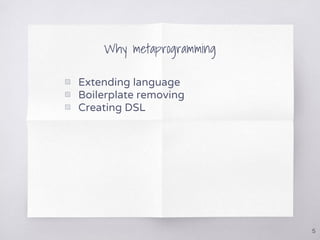 Metaprogramming Elixir Pdf Intro to elixir metaprogramming | PDF