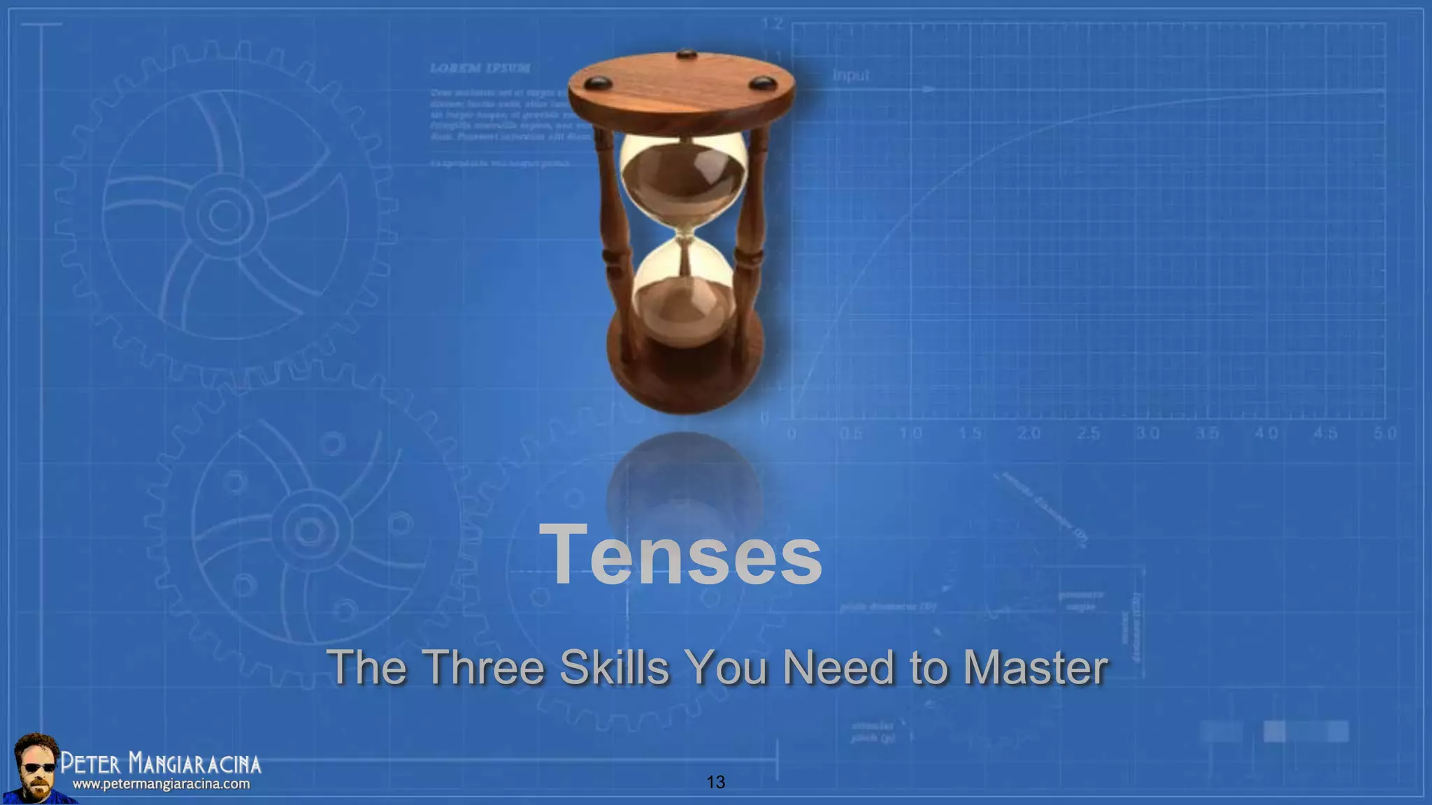 Tenses
The Three Skills You Need to Master
13
 