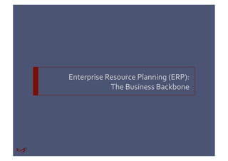Introduction to Enterprise Resource Planning | PDF