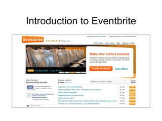 Introduction to Eventbrite 