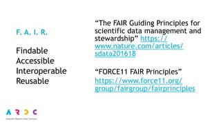 Introduction to FAIR principles - for impact and reuse of research data ...