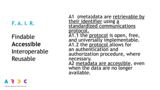 Introduction to FAIR principles - for impact and reuse of research data ...