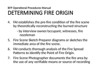 Introduction to the Basics of Fire Investigation | PPSX