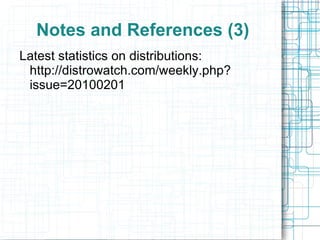 Brief Background of FOSS (4) 1992 – Xfree86 was born, the start of bringing GNU/Linux to the desktop level. 