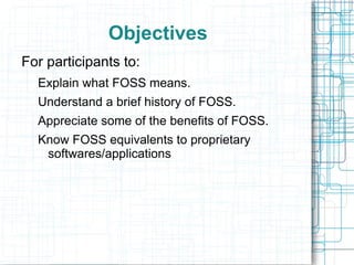 FOSS Defined 