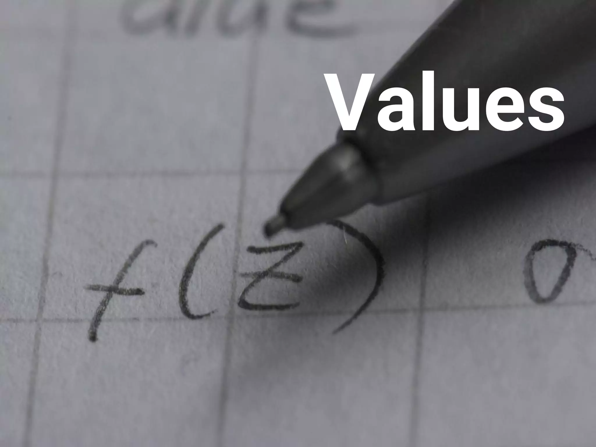 Values 