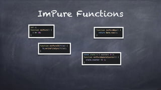 ImPure Functions
 