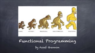 Functional Programming
by Assaf Gannon
 