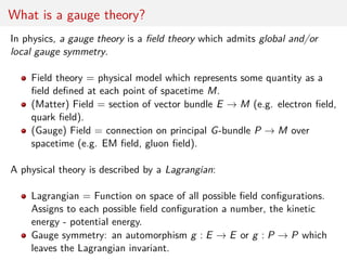 WHAT IS GAUGE THEORY visual data 4