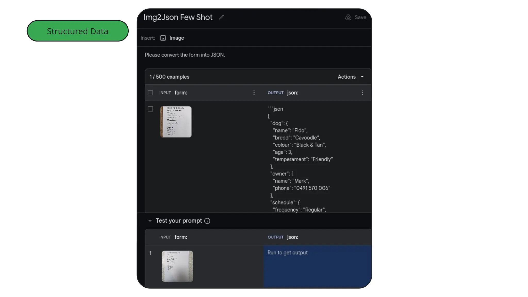 AI Studio
Endpoints
Images
Structured Data
 