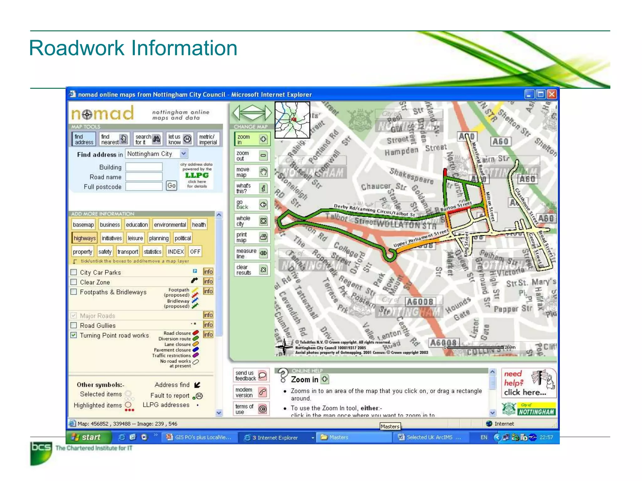 Roadwork Information
 