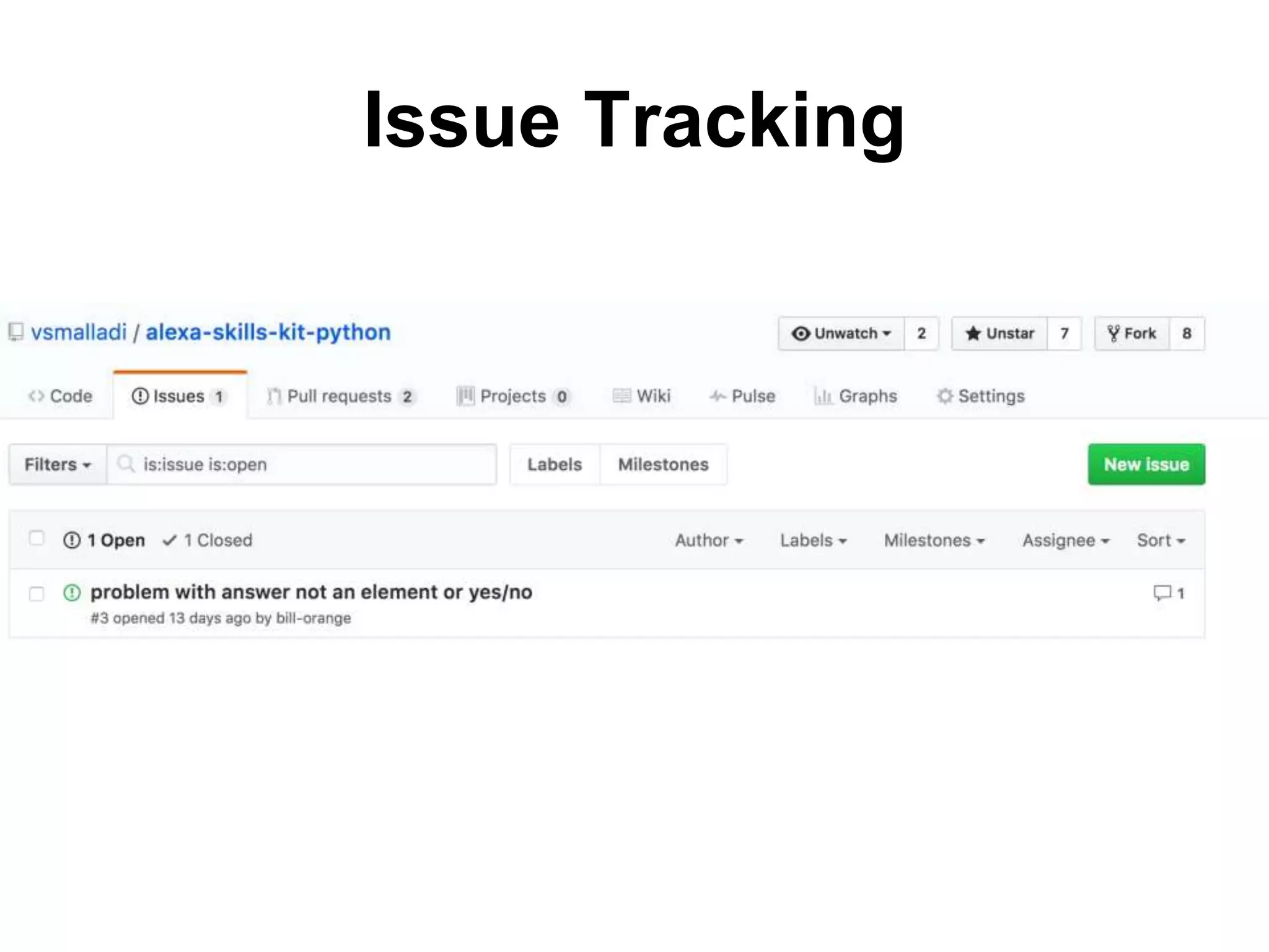 Issue Tracking 