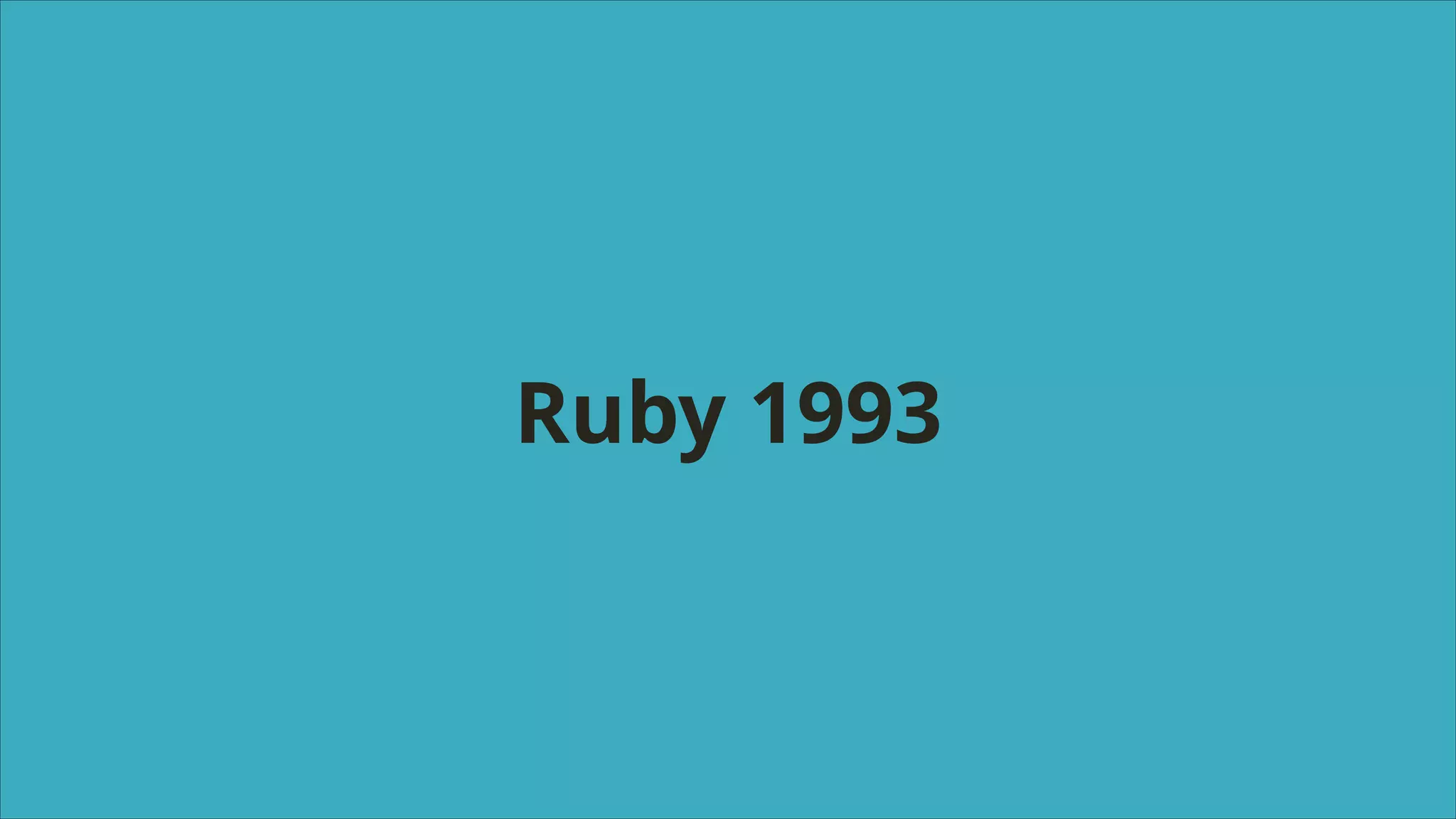 Ruby 1993

 