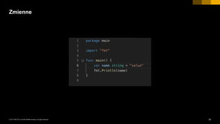 34INTERNAL© 2017 SAP SE or an SAP affiliate company. All rights reserved. ǀ
Zmienne
 