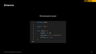 39INTERNAL© 2017 SAP SE or an SAP affiliate company. All rights reserved. ǀ
Zmienne
Wnioskowanie typów
 