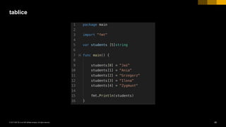 49INTERNAL© 2017 SAP SE or an SAP affiliate company. All rights reserved. ǀ
tablice
 